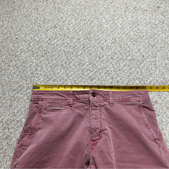 American Eagle Outfitters Extreme Flex Chino Shorts Red Mens Size 33 - Picture 7 of 11